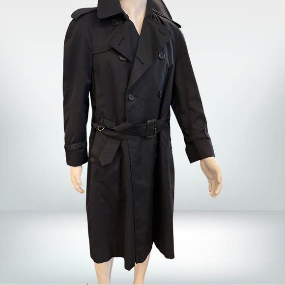 Men’s Double Lined Authentic Aquascutum Trench Coat NWOT size 38 (L/XL) - Picture 2 of 12